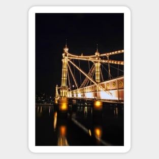 Albert Bridge River Thames London Sticker